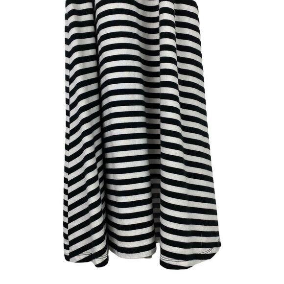 EXPRESS Womens Size XS Black White Stripe Stretchy Tank Dress Sleeveless - Picture 8 of 9